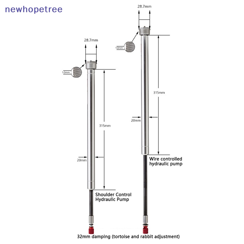 Phuộc Giảm Xóc Trước 32 / 34mm Bằng Hợp Kim Thép Cho Xe Đạp Điều Khiển Từ Xa