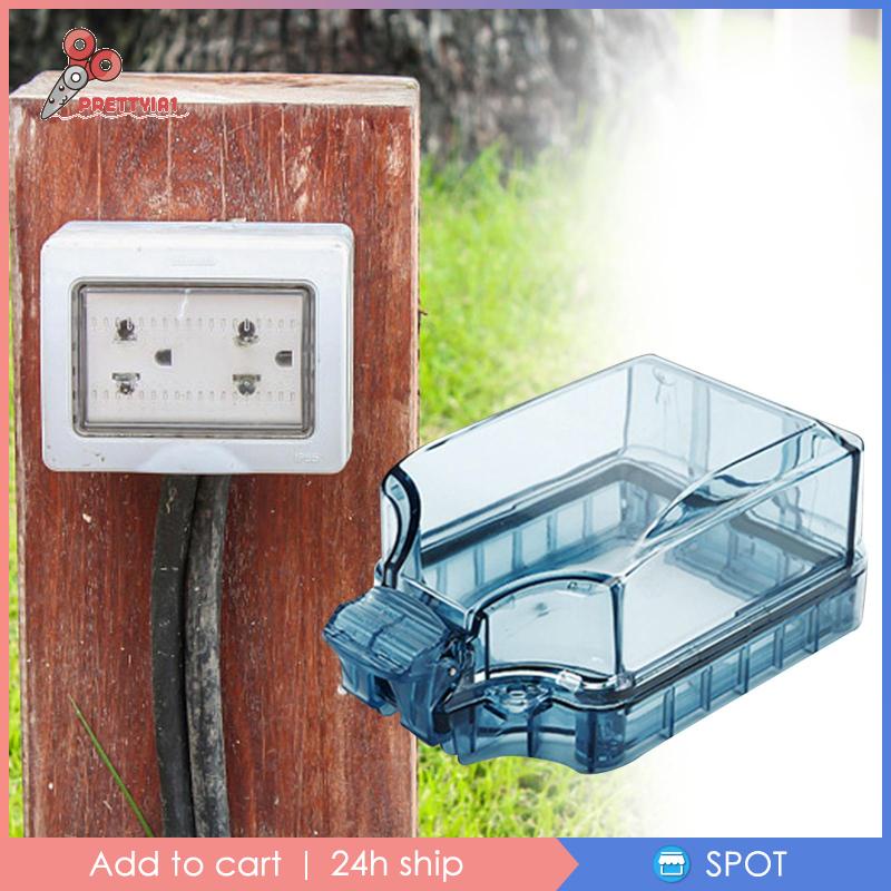 Vỏ Bảo Vệ Công Tắc Gắn Tường IP66 Cho Phòng Tắm / Tiệc Tùng / Balconies Yards Prettyia1