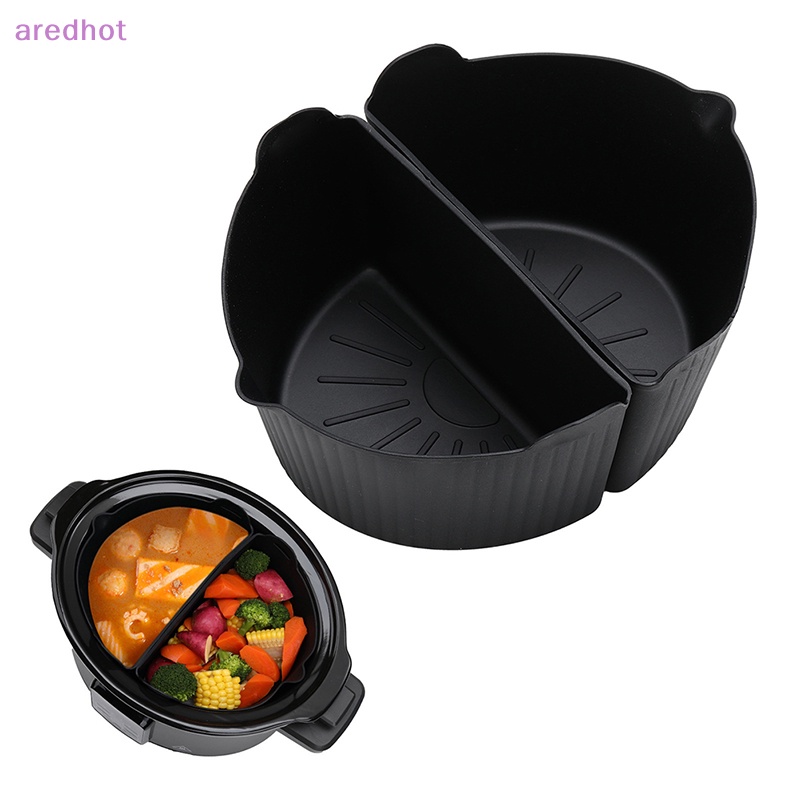 Miếng Lót Phân Cách Nồi Chảo 8 / 6 Qt Bằng Silicon Chống Rò Rỉ Có Thể Tái Sử Dụng Mới