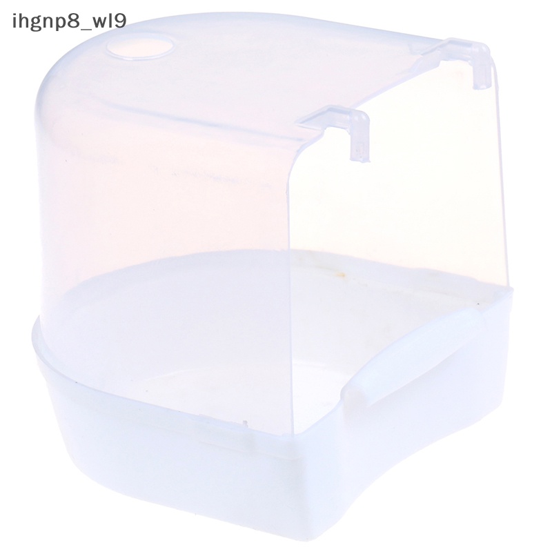 Nhựa chim nước tắm hộp bồn tắm Parrot cho PARAKEET treo bát mới