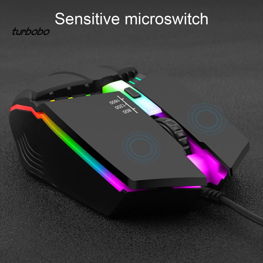 Chuột Máy Tính Có Dây turbobo 1600DPI