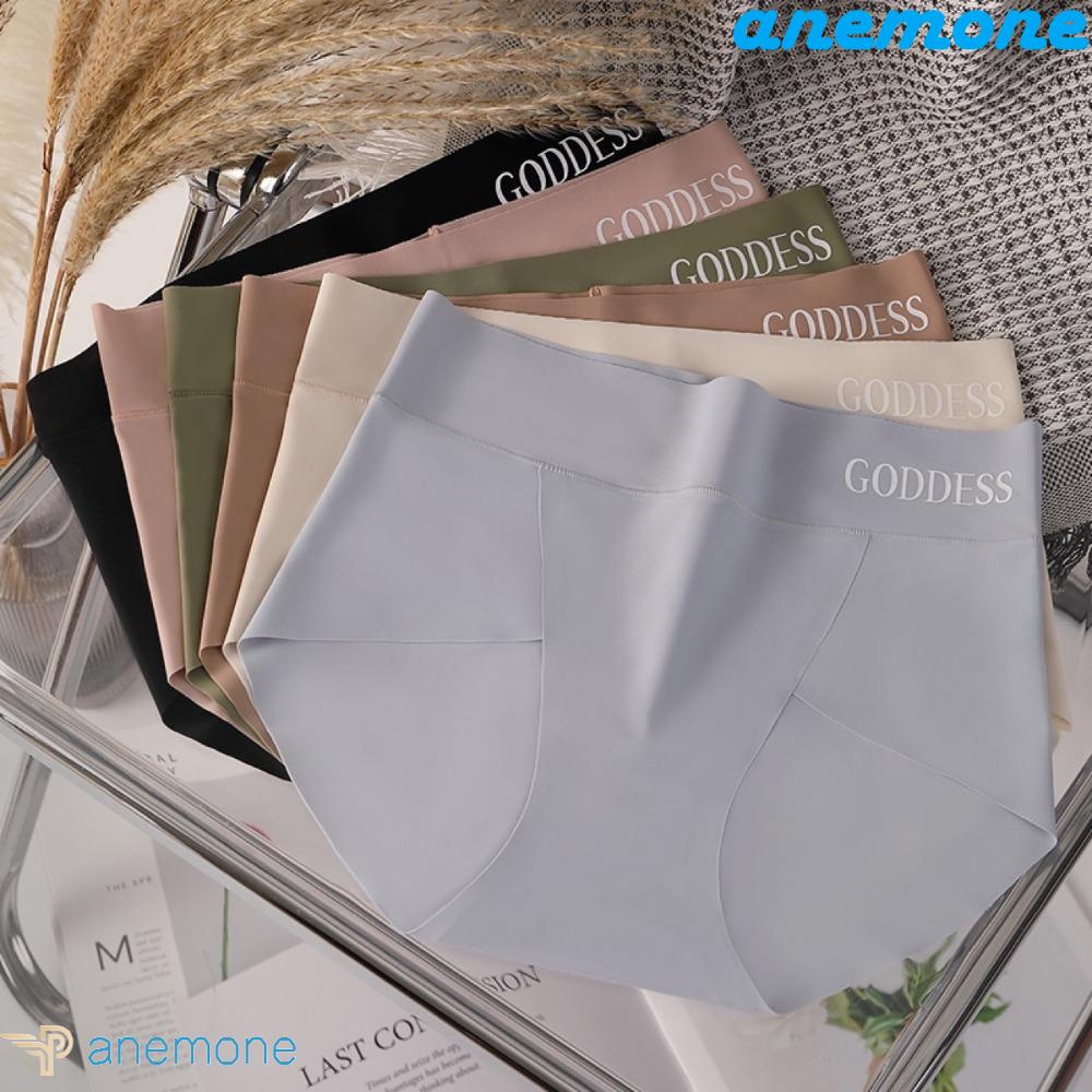 Quần Lót Tam Giác Mềm Mại Co Giãn Thoáng Khí Chống Vi Khuẩn Màu Trơn Thời Trang Cho Nữ