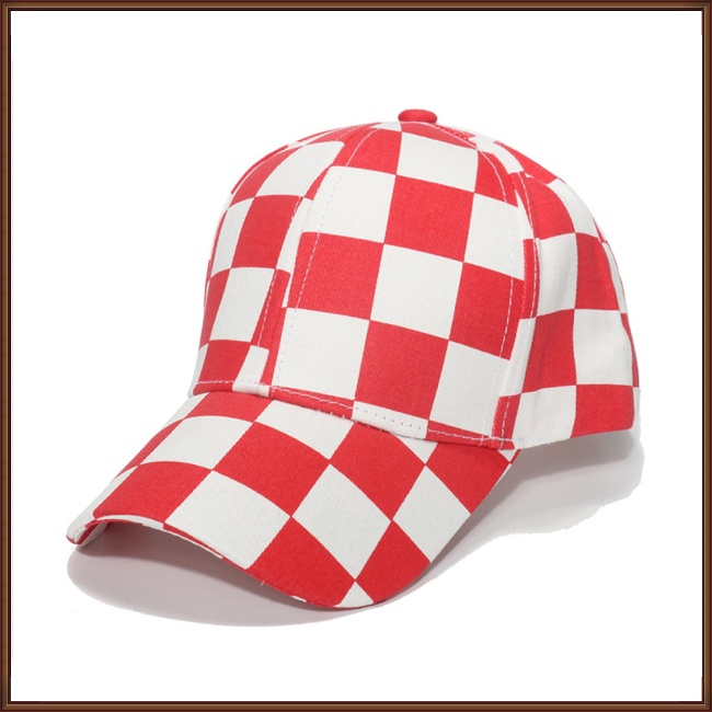 Mũ Lưỡi Trai Chống Nắng Họa Tiết Sọc Caro Có Thể Điều Chỉnh Kích Cỡ Cho Nam Và Nữ