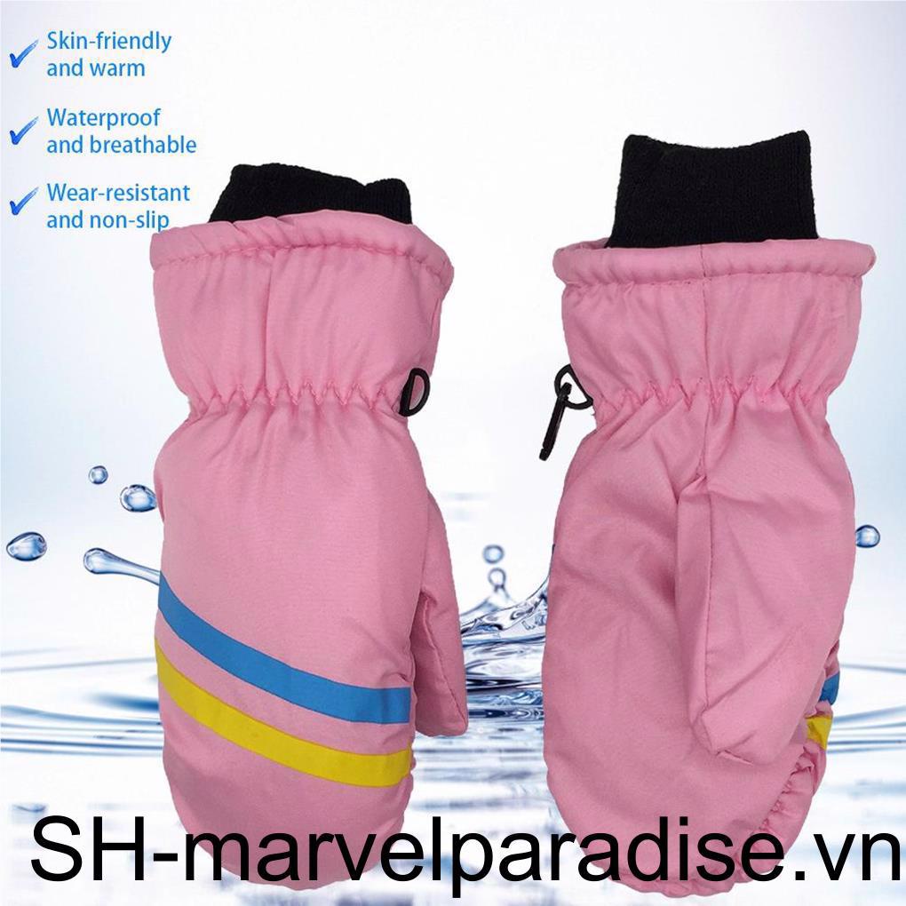 Set 2 Găng Tay Giữ Ấm Toàn Diện Cho Bé Gái