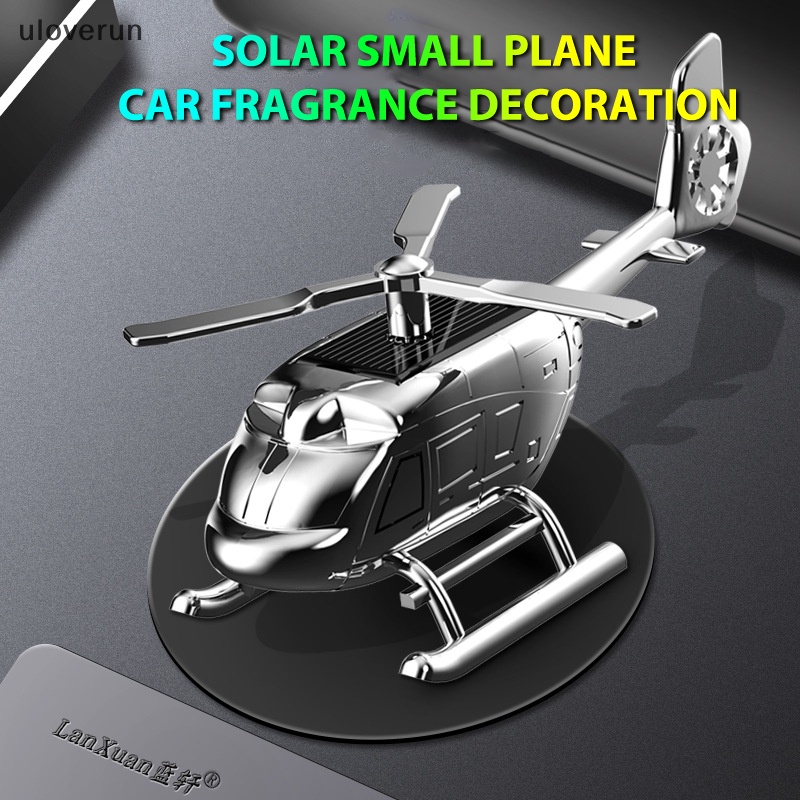Máy Khuếch Tán Tinh Dầu Mini Hình Trực Thăng Xoay Sử Dụng Năng Lượng Mặt Trời Trang Trí Xe Hơi
