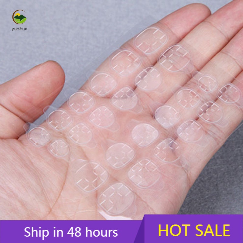 【YUKV】Keo Dán Móng Tay Hai Mặt Dễ Dàng Tháo Rời Tiện Lợi