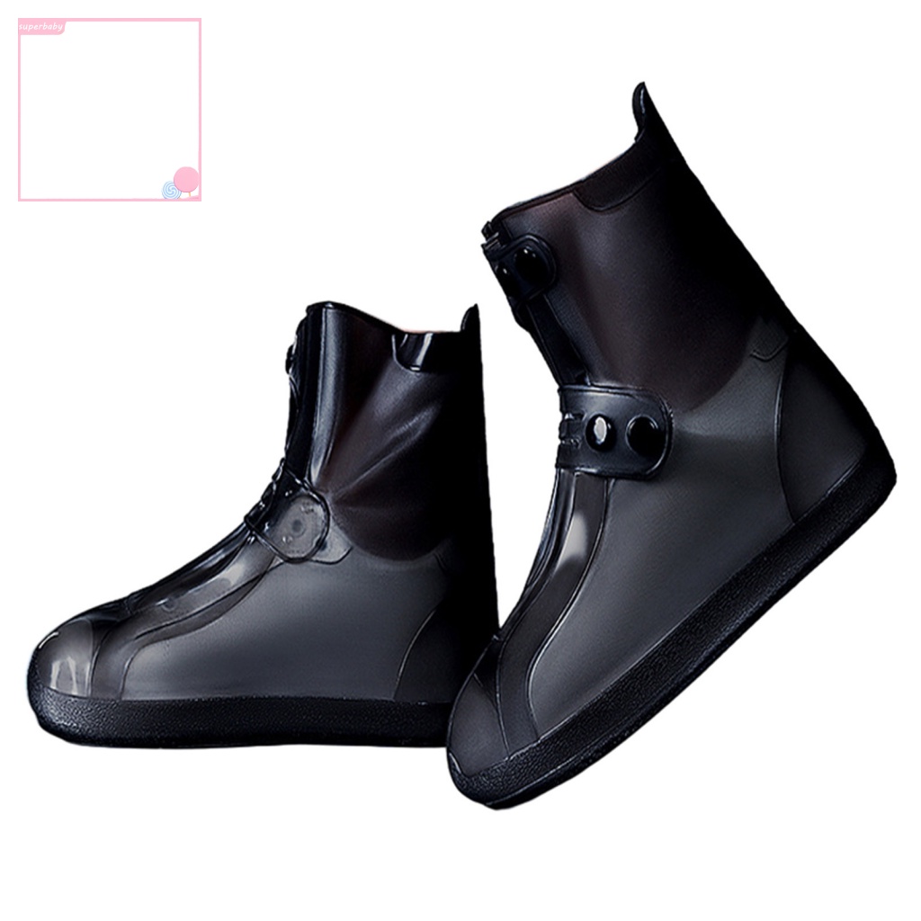 1 Cặp Vỏ Bọc Giày Đi Mưa Chống Mòn Đa Năng Tiện Dụng