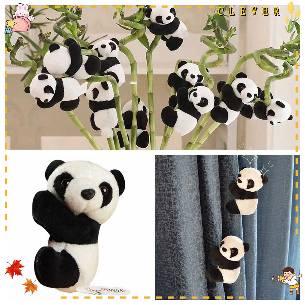 Gấu Trúc Nhồi Bông Mini Màu Trắng Đen Dễ Thương