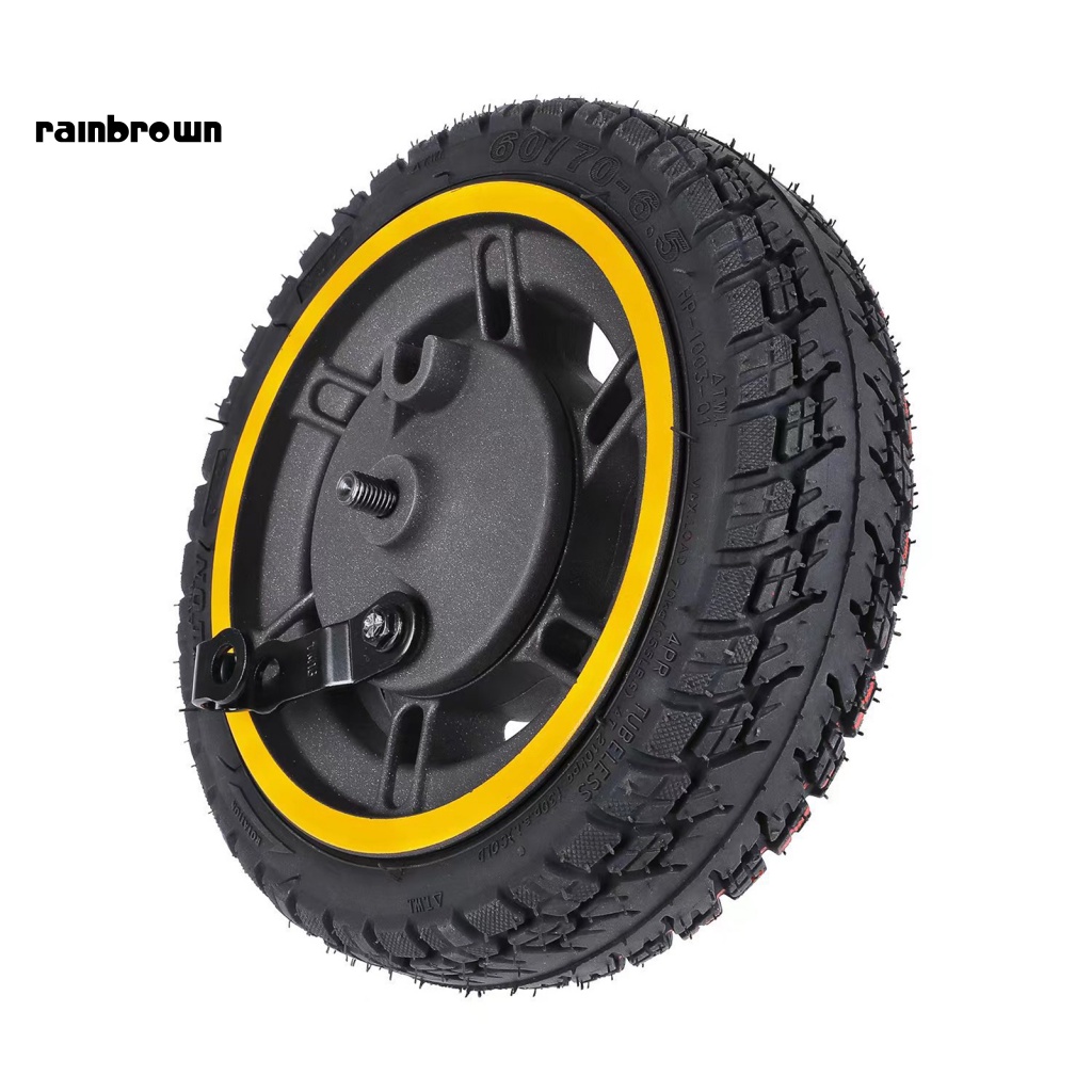 Bộ 2 Lốp Xe Dày Không Ruột Chống Nổ Kèm Vòi Phun Cho Xe Max G30 Series 60 / 70-6.5