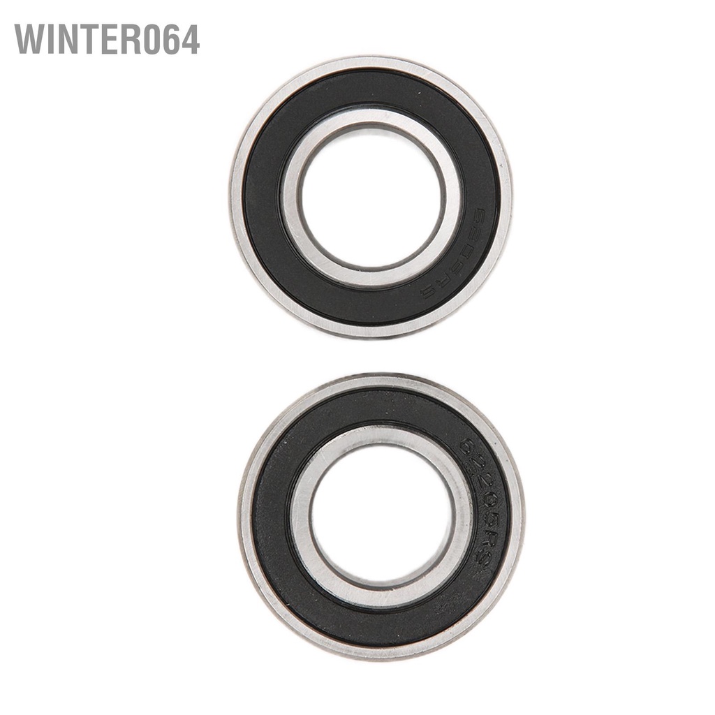 Winter064 Cặp phía trước Phía sau Ổ trục bánh xe bịt kín Vòng bi lăn Thay thế bằng kim loại cho Hugger 00‑03 XLH
