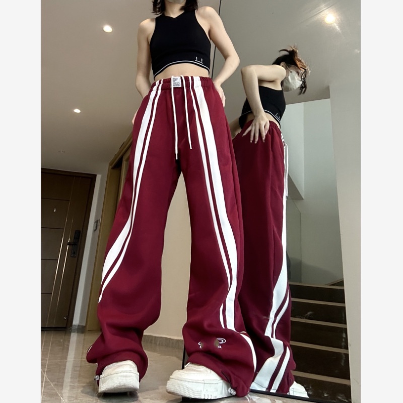 Seraphine quần ống rộng hot trend quần ống rộng cạp thấp y2k 2023 NEW Hàn Quốc Phong cách Comfortable Thoải mái A23L0GN 36Z230909