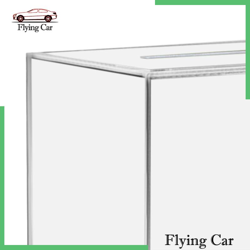 Hộp Đựng Tiền / Thẻ Bằng Acrylic Trong Suốt Cỡ Lớn Lzdjfmy2 Tiện Dụng Cho Tiệc Cưới