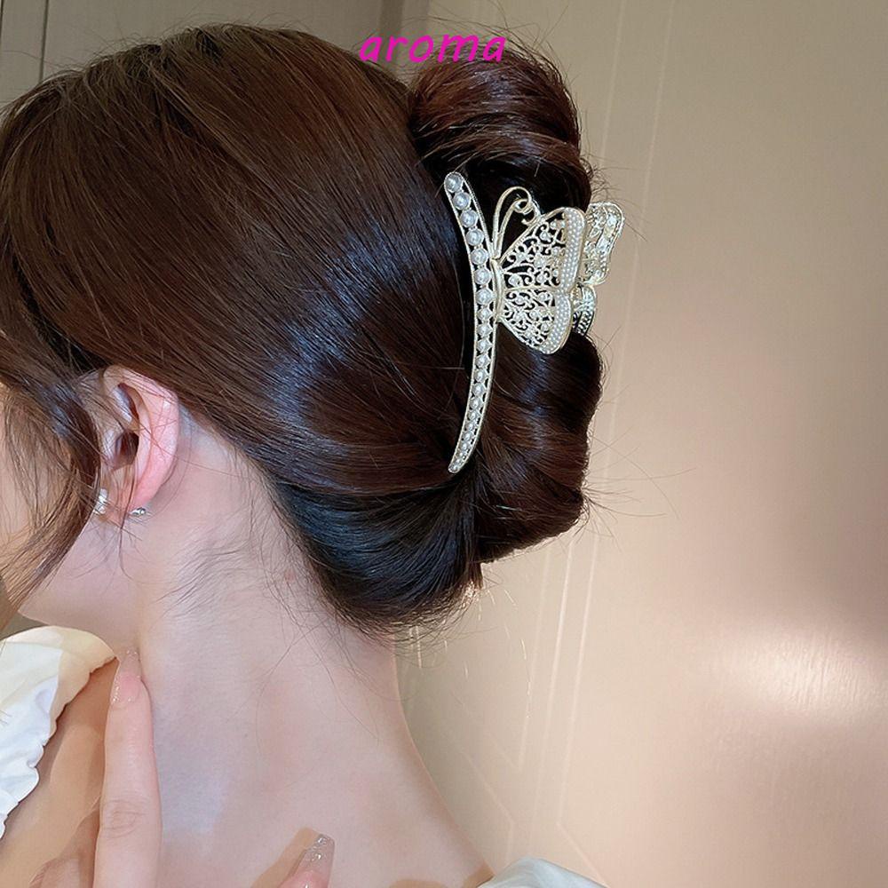 Kẹp Tóc Hình Cá Mập / Bông Hoa / Bươm Bướm Tinh Tế|Kẹp Tóc Bằng Hợp Kim Phong Cách Hàn Quốc