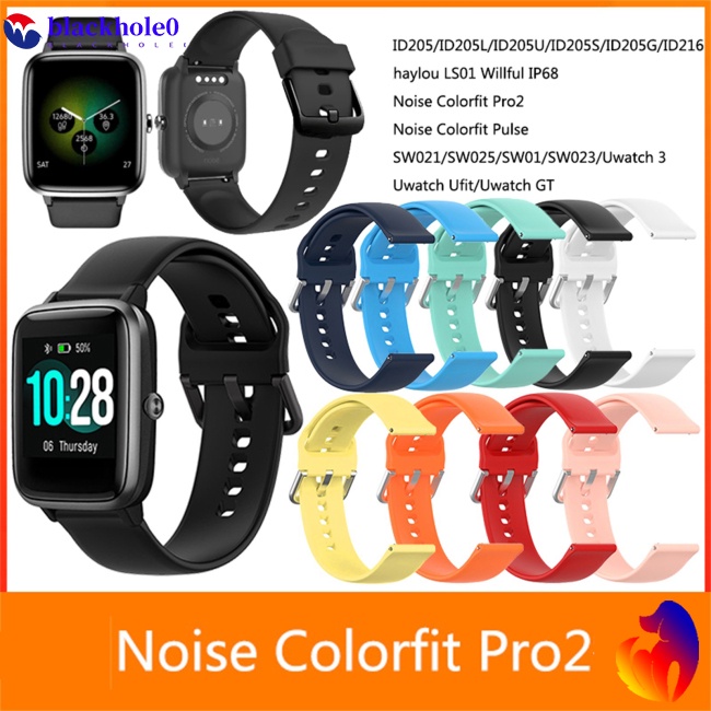 Dây Đeo Thay Thế Bằng Silicone Gọn Nhẹ Chống Ồn Cho Colorfit Pro2 Pulse Sw023 Id216 19mm