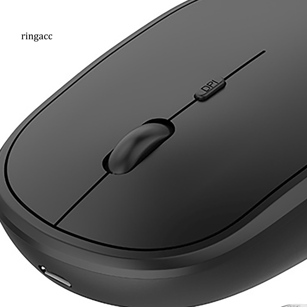 Rga 1 Bộ Bàn Phím Không Dây Mini Ôm Dáng Thời Gian Chờ Lâu Không Gây Tiếng Ồn Cho Notebook