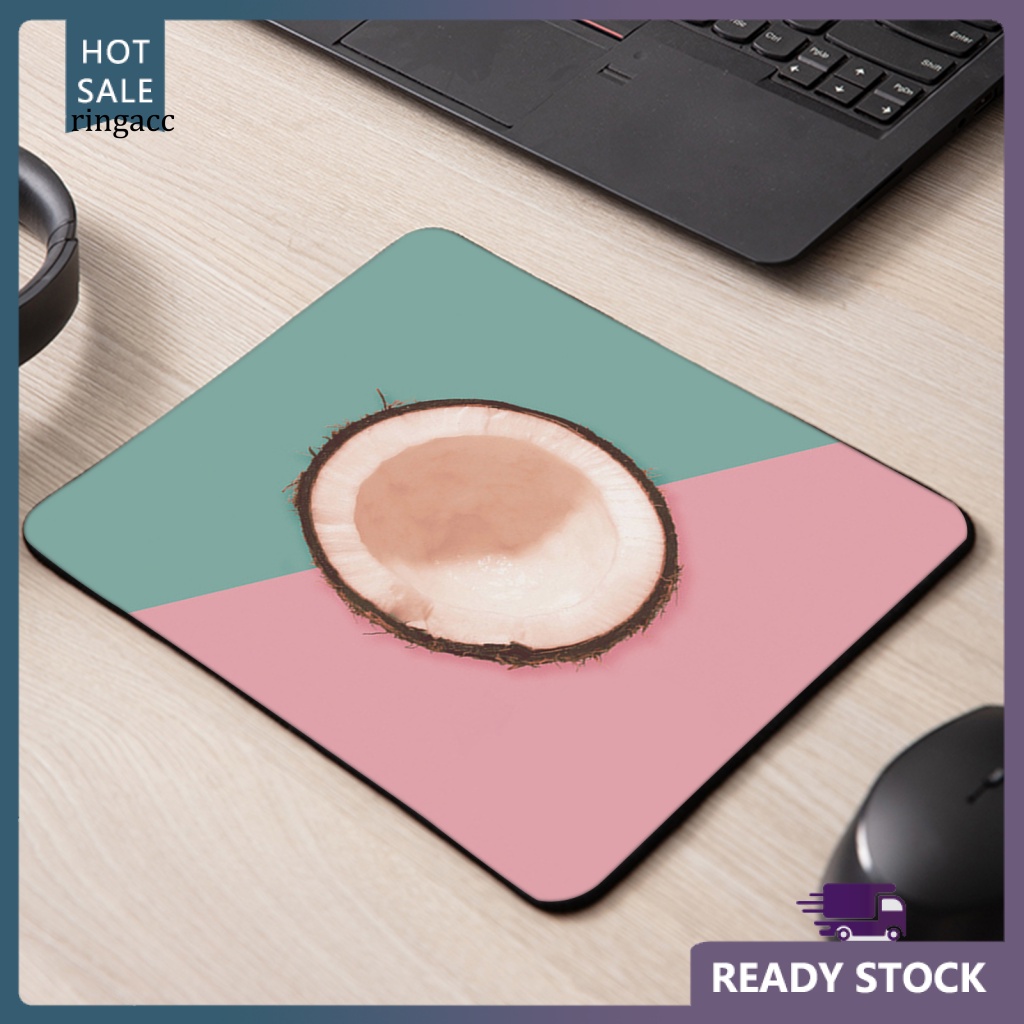 Đệm Lót Chuột Bằng Cao Su Mềm Mại Hình Trái Cây Rau Củ Dùng Cho Văn Phòng