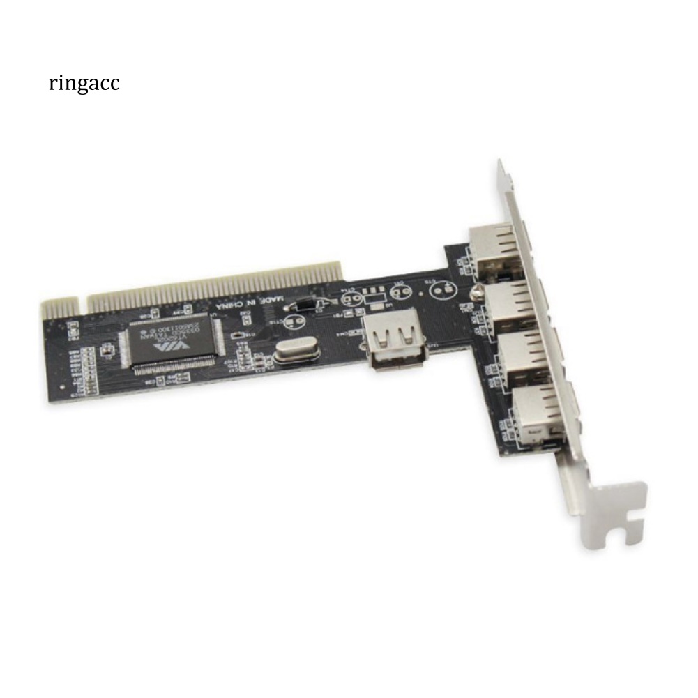Card Mở Rộng 480Mbps PCI Sang 4 + 1 USB 2.0 Cho Máy Tính Để Bàn