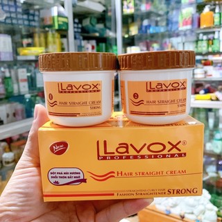 Bộ 2 hủ thuốc duỗi tóc Lavox Professional 140ml