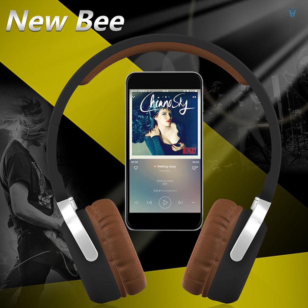 Tai Nghe Bluetooth 4.1 Không Dây NB-9 NFC Có Thể Gấp Gọn Giắc Cắm 3.5mm 2 Trong 1 Dành Cho iPhone6S 6 Samsung S6