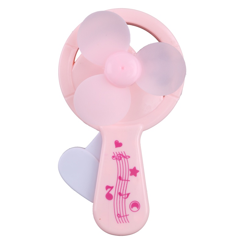 Quạt Mini Cầm Tay Linh Hoạt Họa Tiết Hoạt Hình Cho Bé