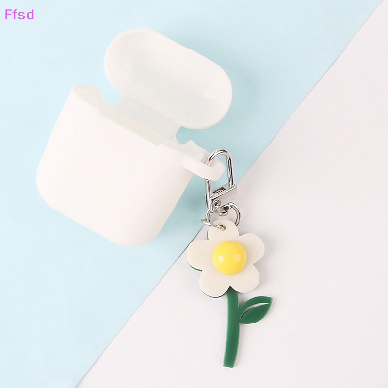 {Ffsd} Móc Khóa Gắn Túi Xách Nữ Hình Hoa Ngọt Ngào Tối Giản Dễ Thương