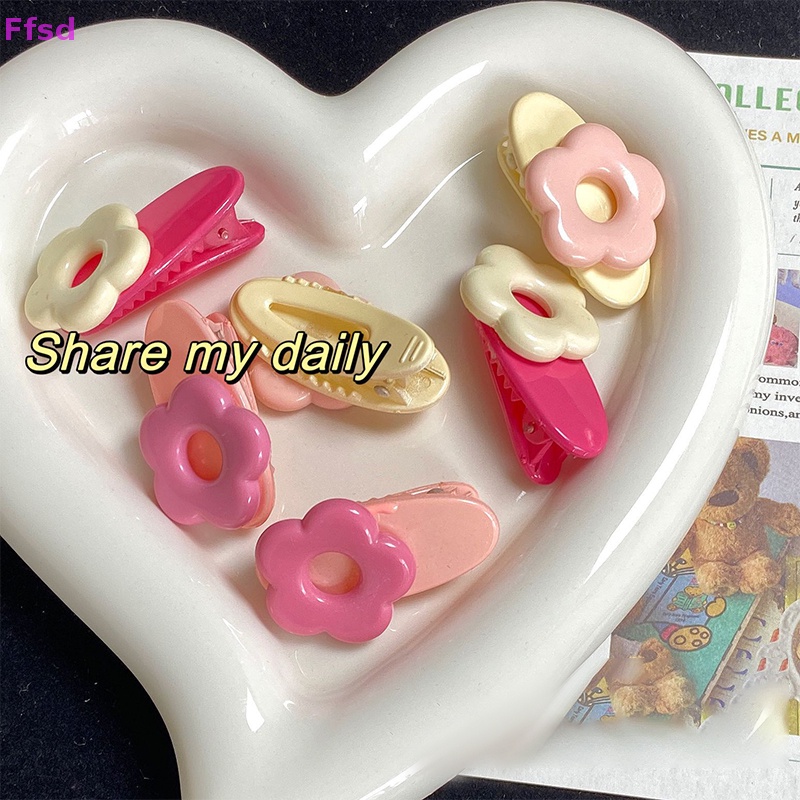 Kẹp Tóc Mái Bên Hông Hình Hoa Hồng Dễ Thương Phong Cách Ins Ngọt Ngào Cho Bé Gái * Bán Chạy