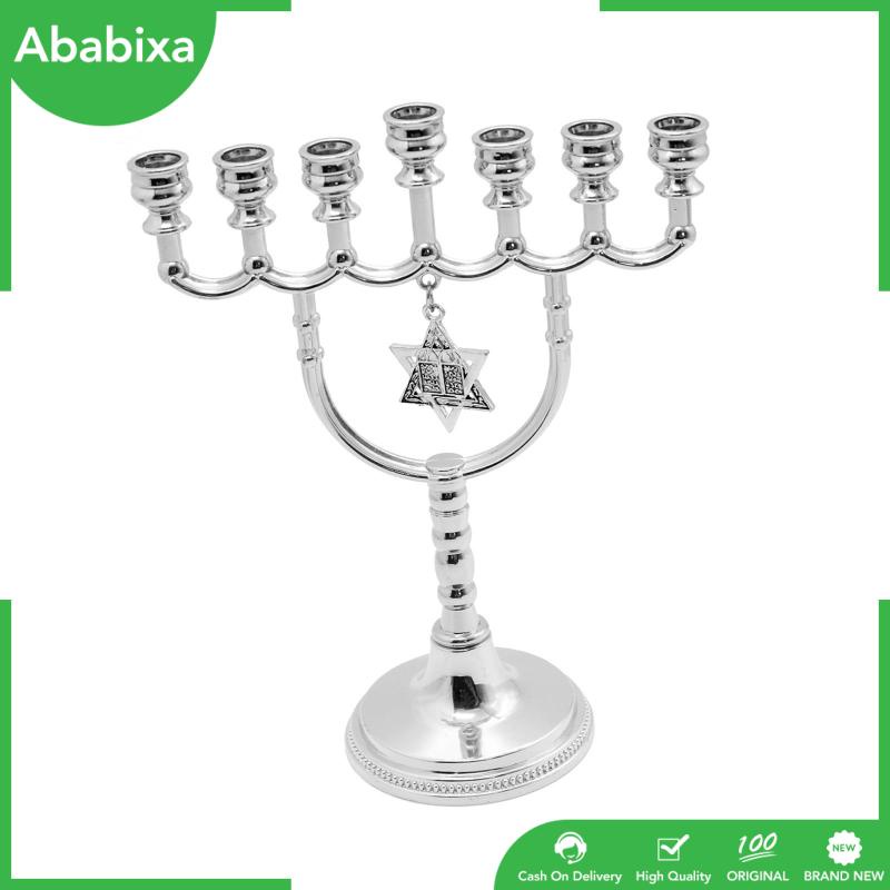 Giá Đỡ Đèn Cầy 7 Nhánh Bằng Kim Loại Trang Trí Tiệc Cưới / Giáng Sinh