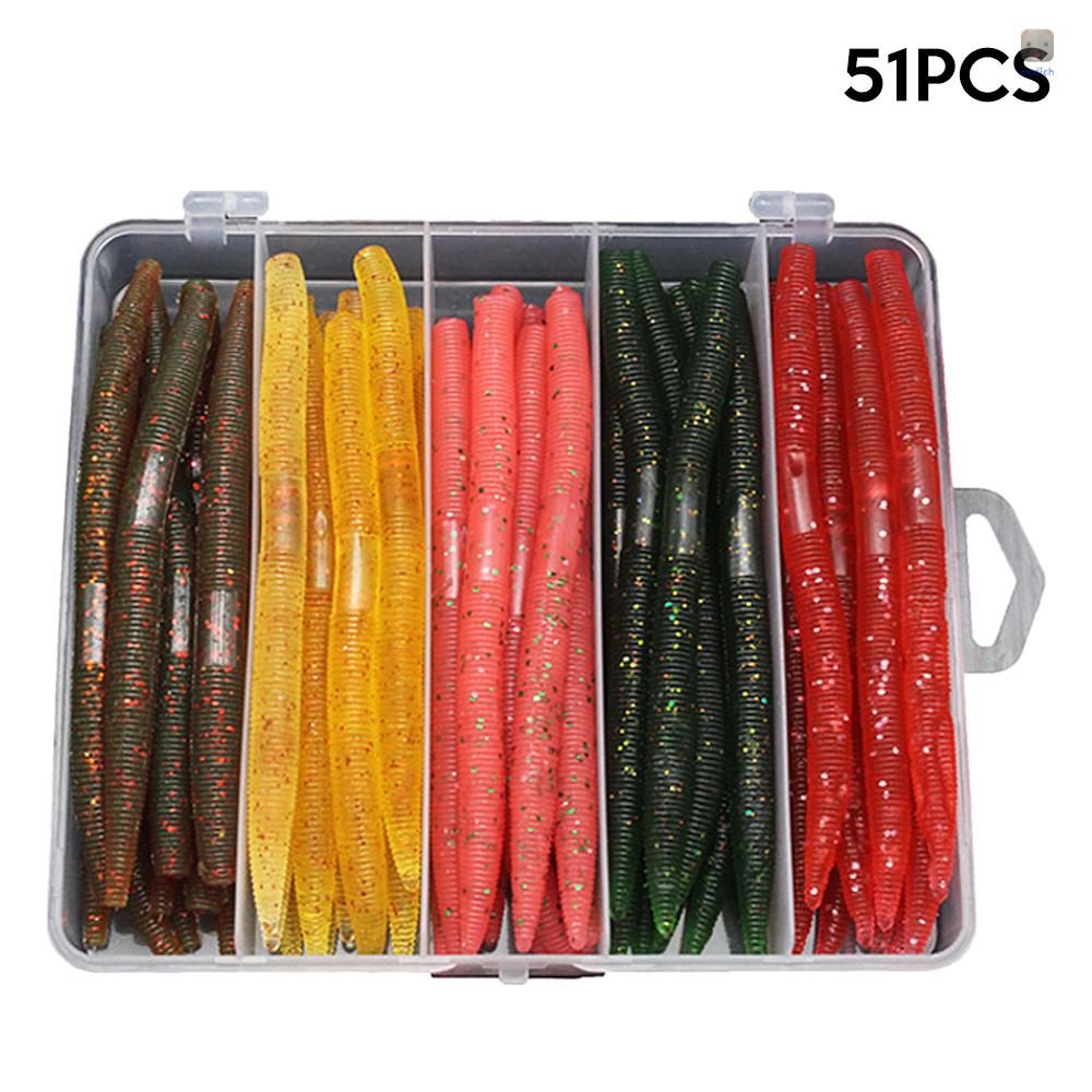 Bộ Mồi Câu Cá Giả Chất Liệu Mềm Mại Chuyên Dụng