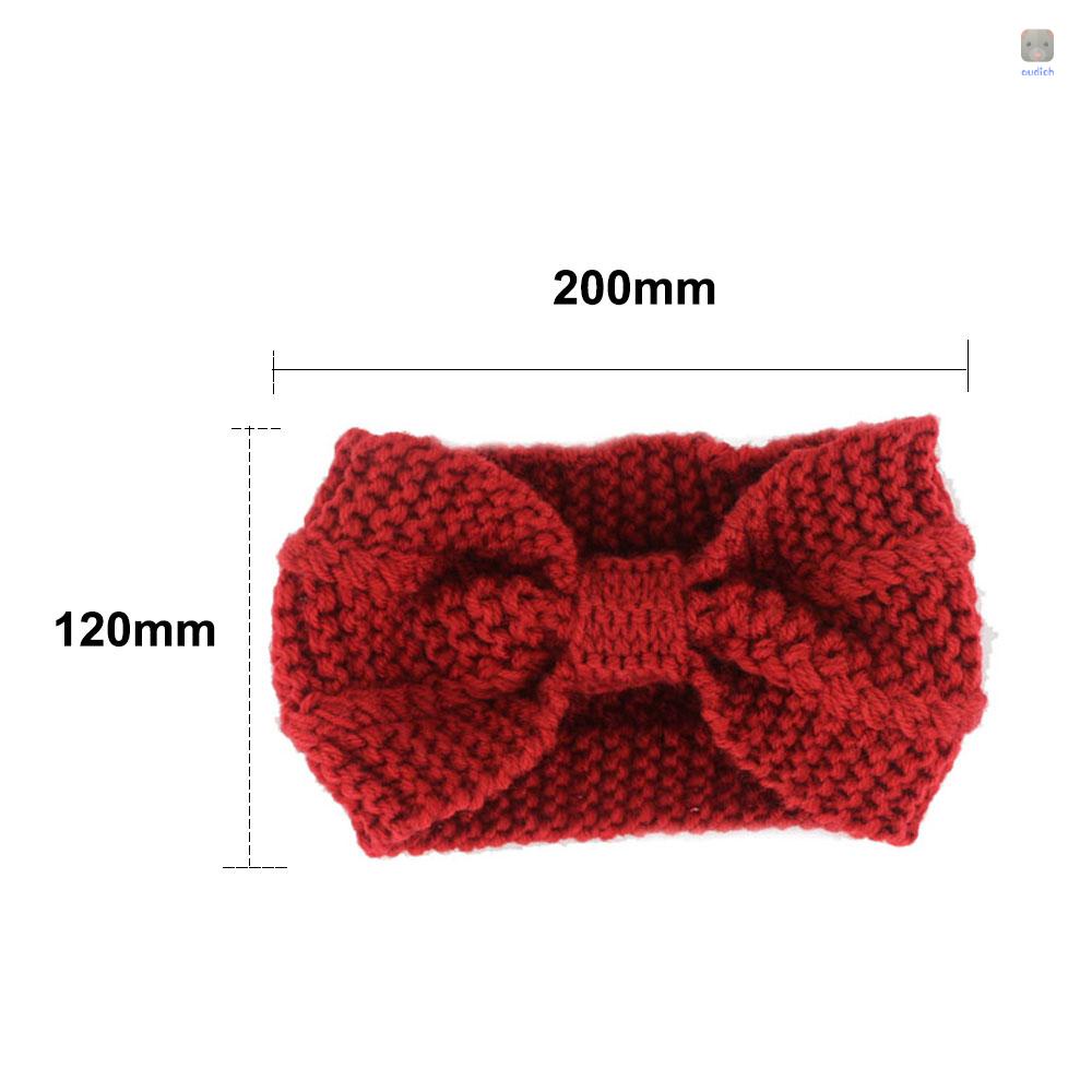 Băng Đô Len Giữ Ấm Tai Màu Trơn Thắt Nơ Thời Trang Cho Nữ #3