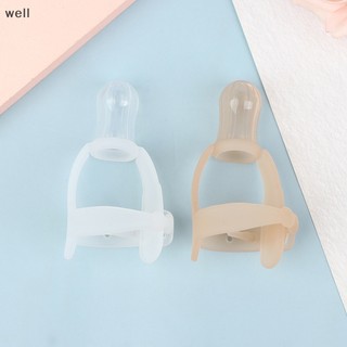 Không độc hại Silicone trẻ em trẻ em trẻ em ngón tay bảo vệ dừng ngón tay cái mút cổ tay ban nhạc