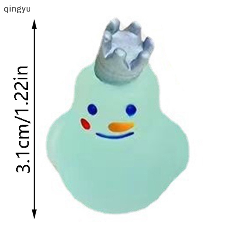 Bộ 2 Đồ trang trí Vua Tuyết Dạ Quang Mini Dùng Trang Trí Tiểu Cảnh