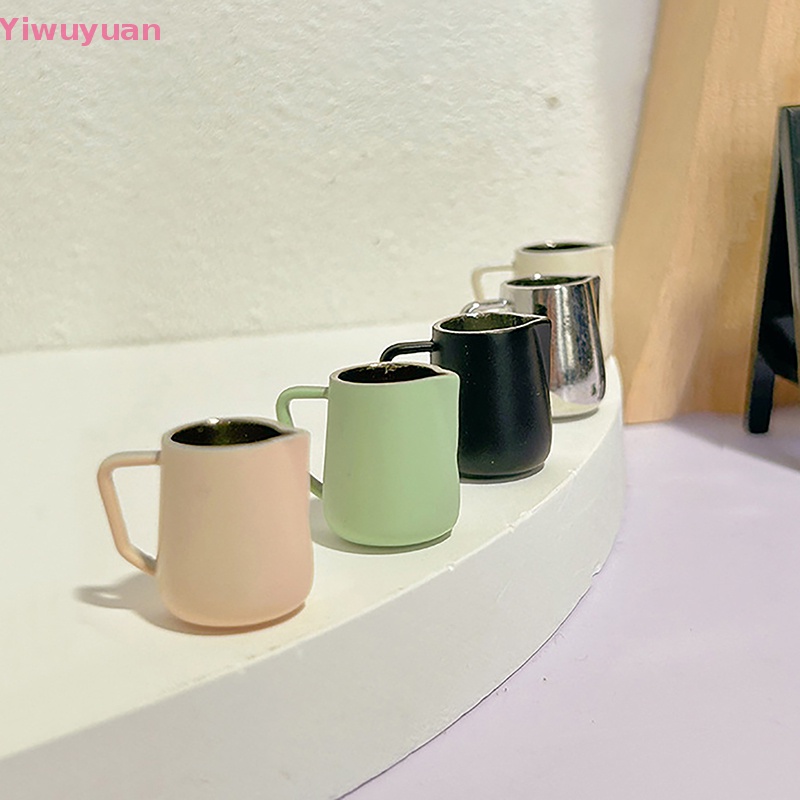 Mô Hình Ấm Trà Và Tách Cà Phê Mini Tỷ Lệ 1: 12 Dùng Để Trang Trí Nhà Búp Bê Mới