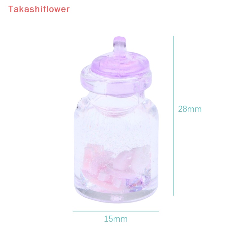 Set 10 Mặt Dây Chuyền Resin DIY Hình Lọ Hoa Hoạt Hình Phát Sáng Đáng Yêu