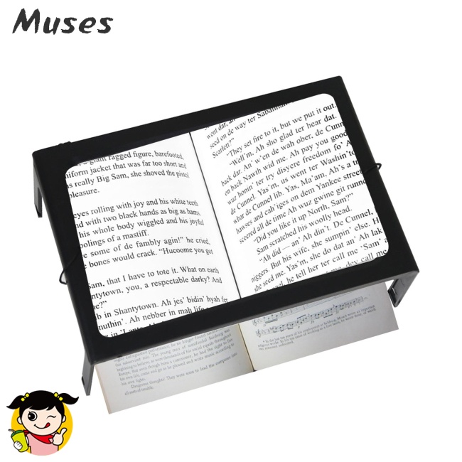 Kính Lúp Để Bàn Với 6 Đèn Led Chuyên Dụng Cho Đọc Sách