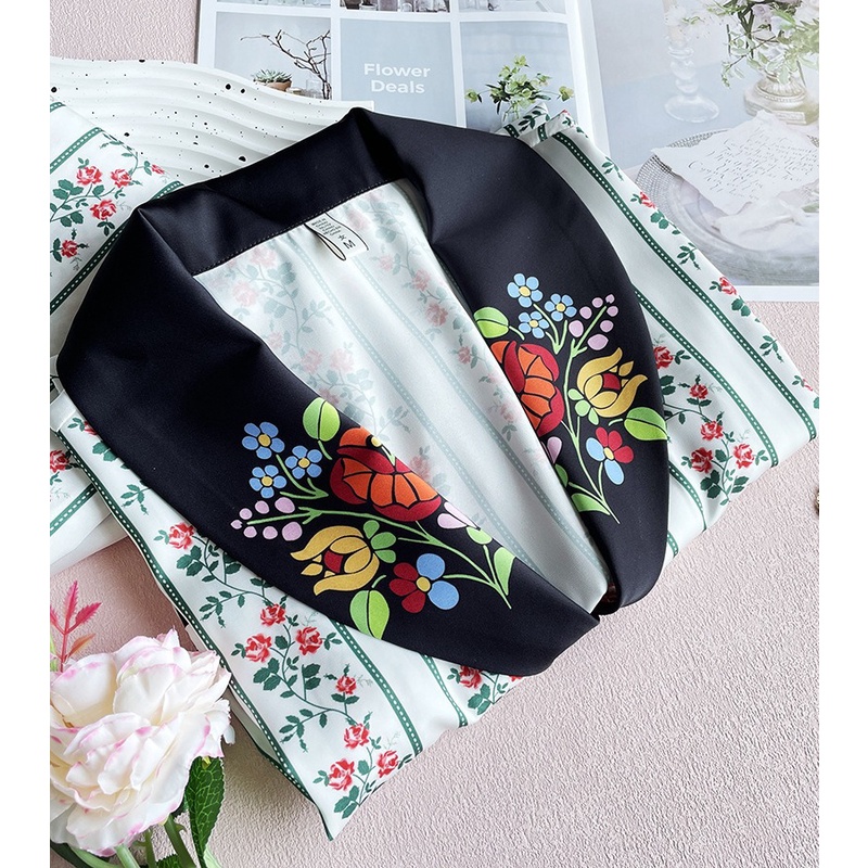 Bộ Đồ Ngủ Ngắn Tay Bằng Lụa Mát In Họa Tiết Ngọt Ngào Mẫu Mới Dành