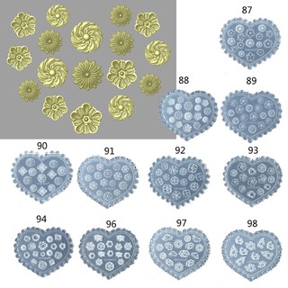 Khuôn silicone Làm Móng Hình Hoa 3d