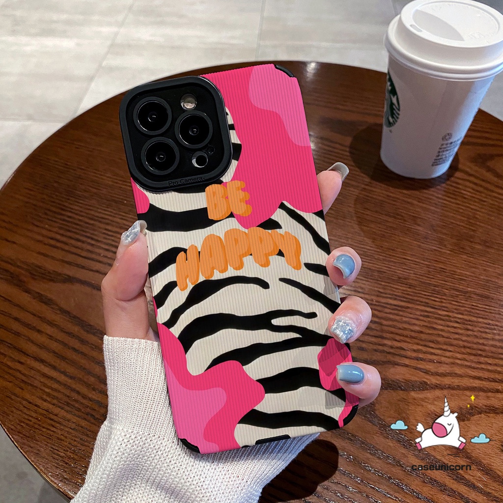 Ốp Điện Thoại Silicon Mềm Chống Sốc In Họa Tiết Ngựa Vằn / Trái Tim Cho iPhone 7 8 Plus 11 14 12 13 11 Pro MAX XR X XS MAX