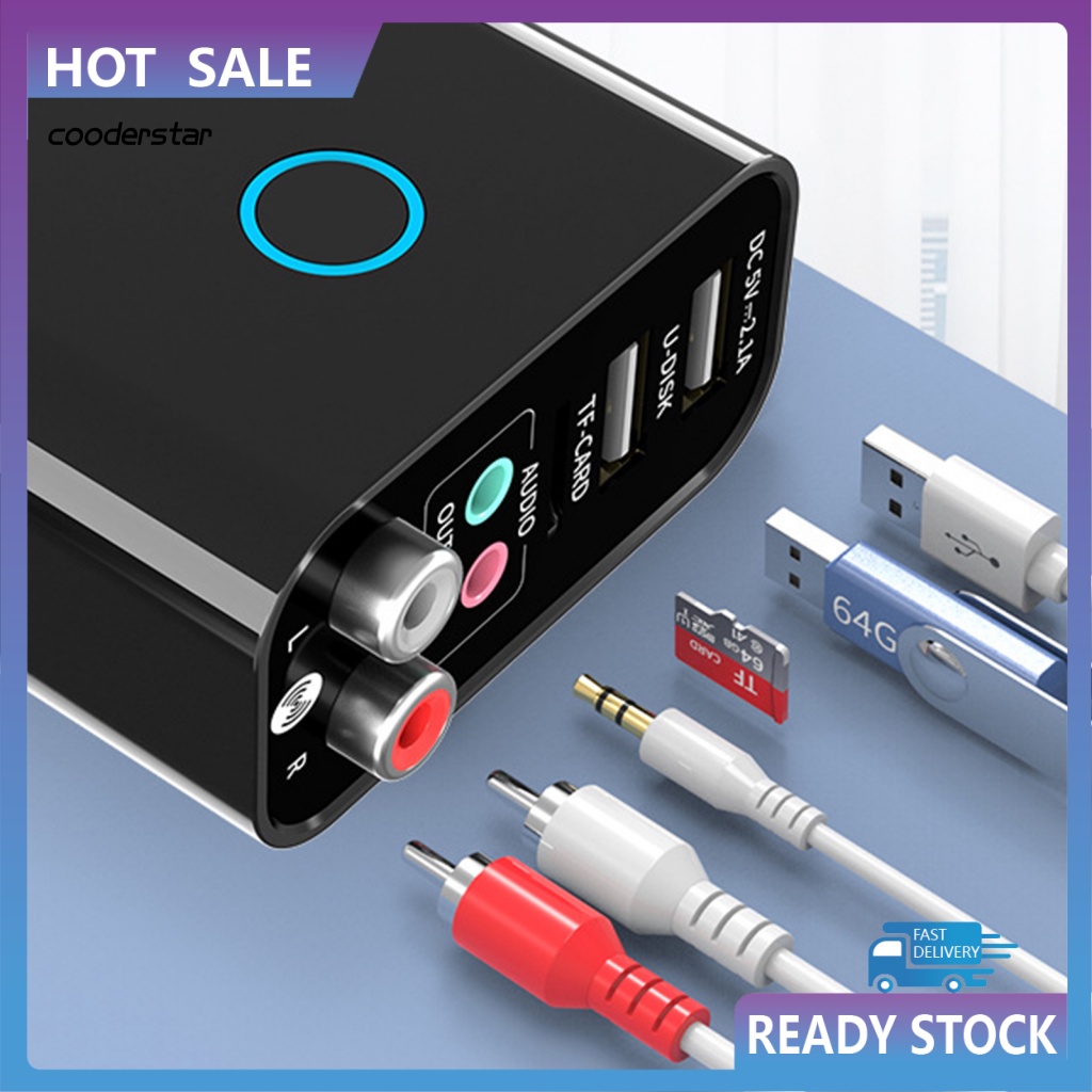 Thiết Bị Thu Phát Tín Hiệu Âm Thanh Bluetooth 5.0 Hai Cổng USB