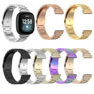 Dây đeo inox cho đồng hồ thông minh fitbit versa 3 4 2 versa 3 4