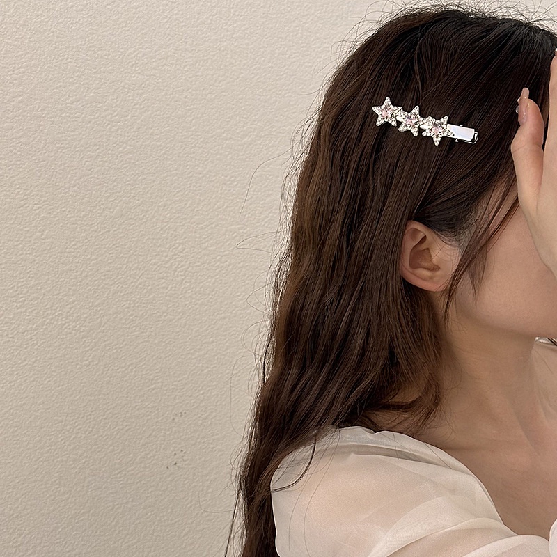 Kẹp Tóc Hình Ngôi Sao Đính Đá Lấp Lánh Phong Cách Mới 2023