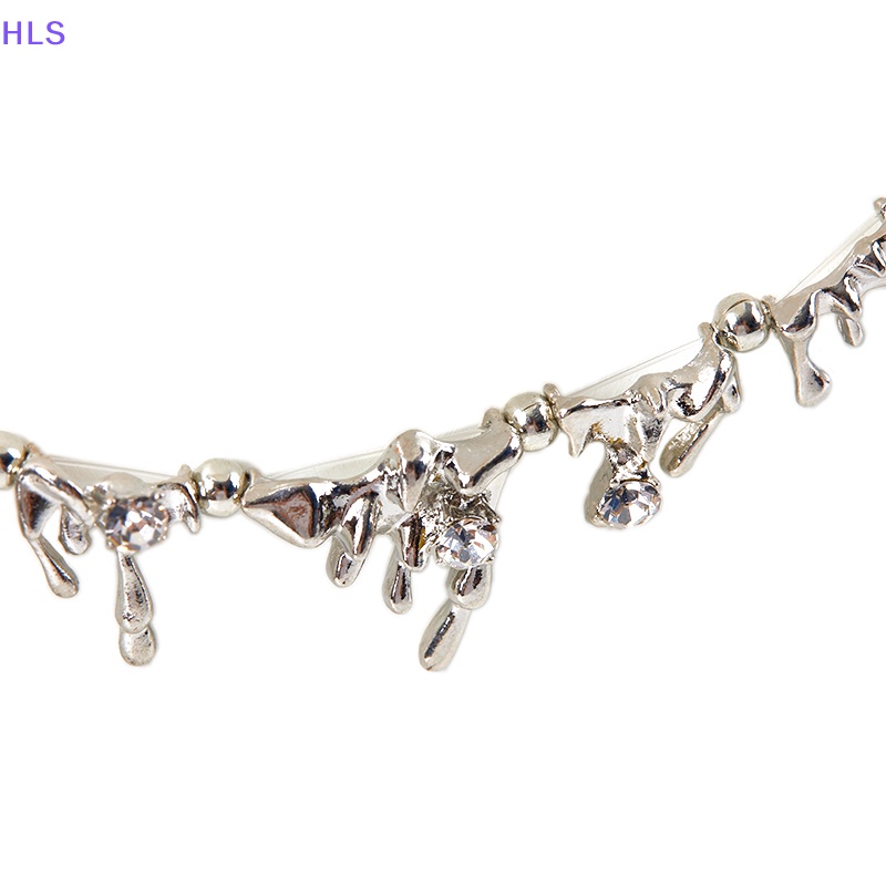 Vòng Cổ Choker Bằng Hợp Kim Mặt Hình Giọt Nước Thời Trang Cho Nữ