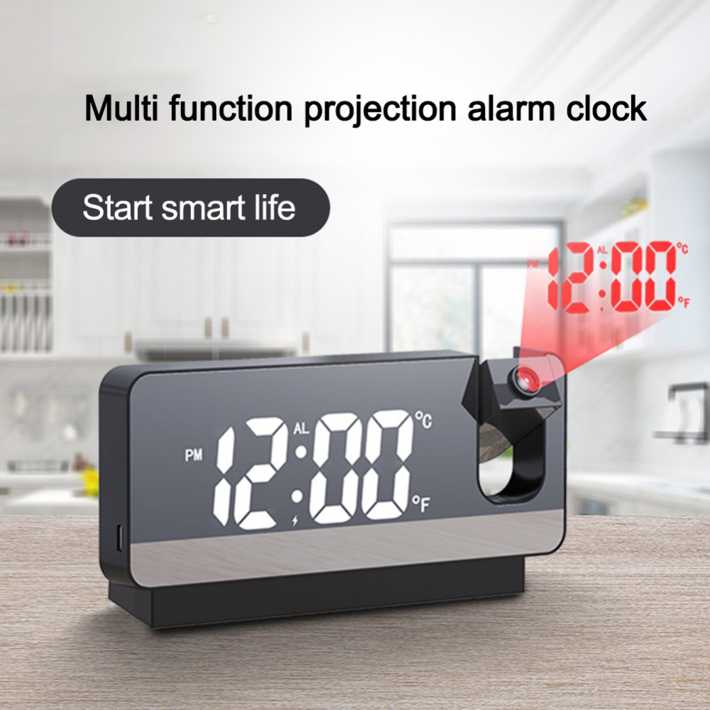 Đồng Hồ Báo Thức Kỹ Thuật Số 18.6 * 9 * 4cm