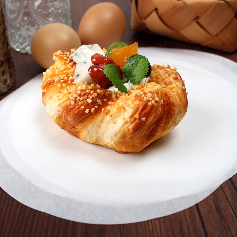 Set 100 Giấy Lót Nồi Hấp Không Khí Hình Tròn Chịu Nhiệt Độ Cao