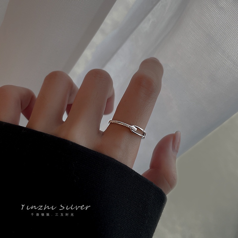 Nhẫn Trơn Hình Giọt Nước Mắt Rupert Thời Trang Cho Nữ