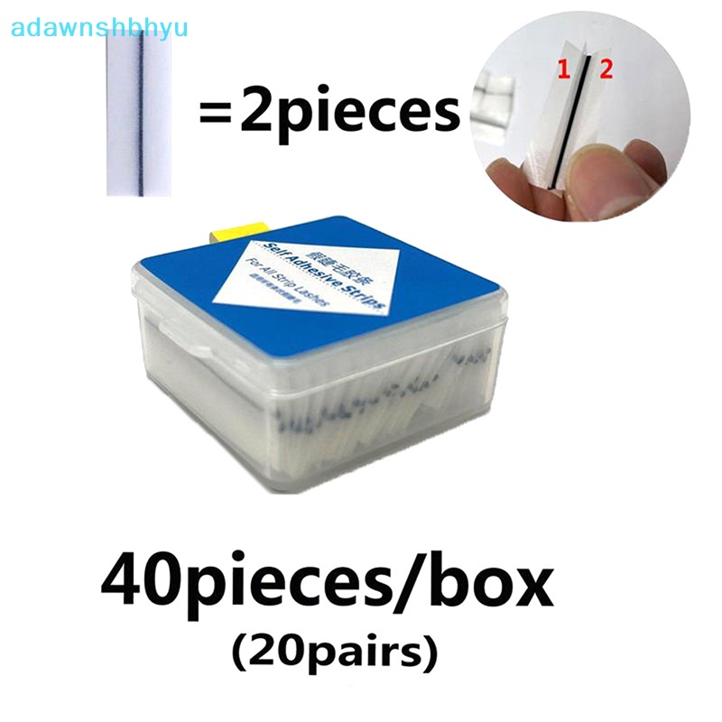 Hộp 40 Cuộn Băng Keo Dán Mi Giả Tự Dính Có Thể Tái Sử Dụng