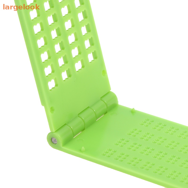 Braille Wrig Slate Di Động Với Bút Stylus Luyện Tập Kích Thước Lớn [Lớn] Bằng Nhựa Braille Wrig