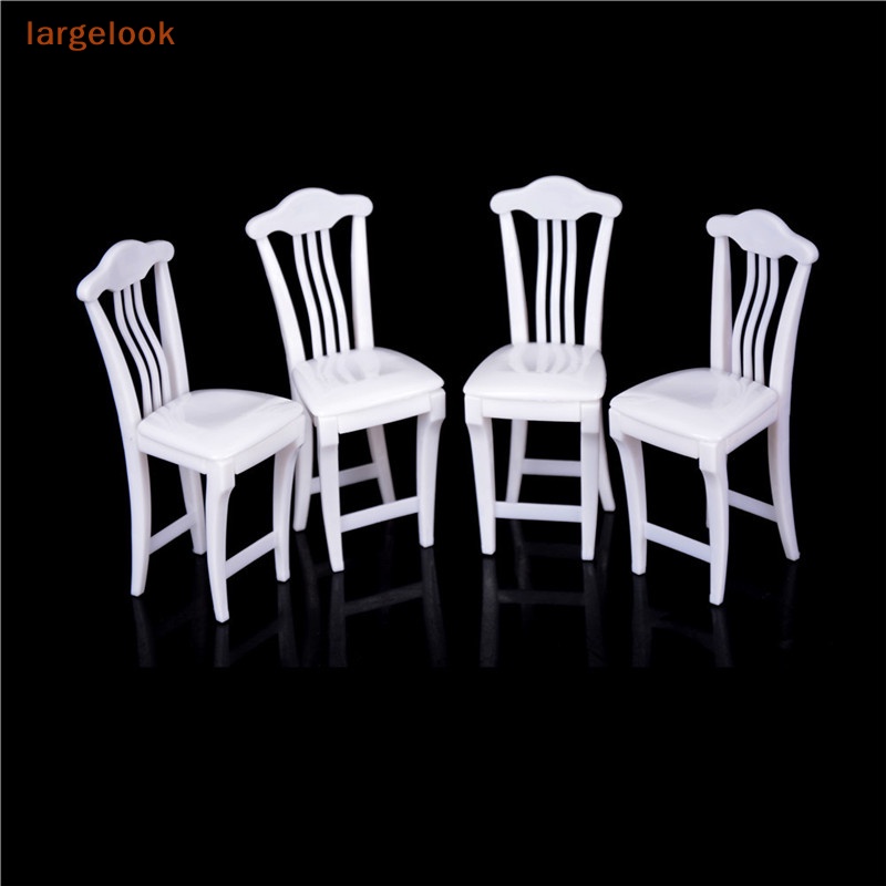 Bộ 4 Ghế Ngồi Cao Tỉ Lệ 1 / 6 Cho Nhà Búp Bê