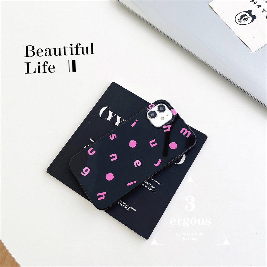 Ốp Điện Thoại TPU Mềm Màu Kẹo Đơn Giản Sáng Tạo Cho IPhone 14 13 12 11 Pro Max SE2020 X XR Xs Max 7 8 6 6s Plus