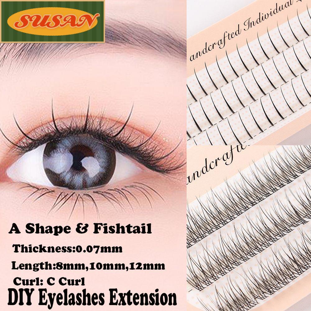 Susans Hộp Mi Giả 3 Hàng Tự Nhiên Hình Chữ A