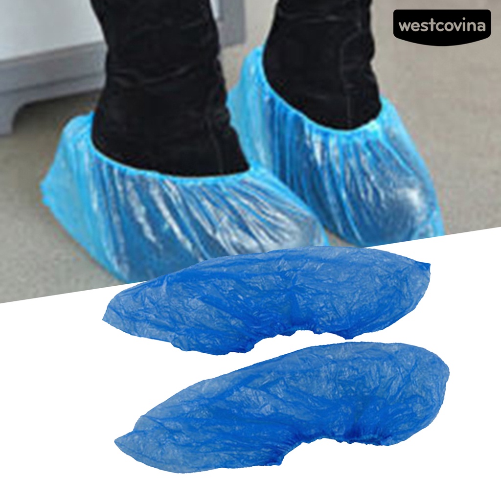 [COD]☁Set 100 Túi Bọc Giày Bằng Nhựa Chống Trượt Dùng Một Lần Bảo Vệ Cho Khách Sạn